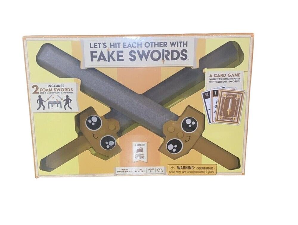 Exploding Kittens Let's Hit Each Other with Fake Swords NIB